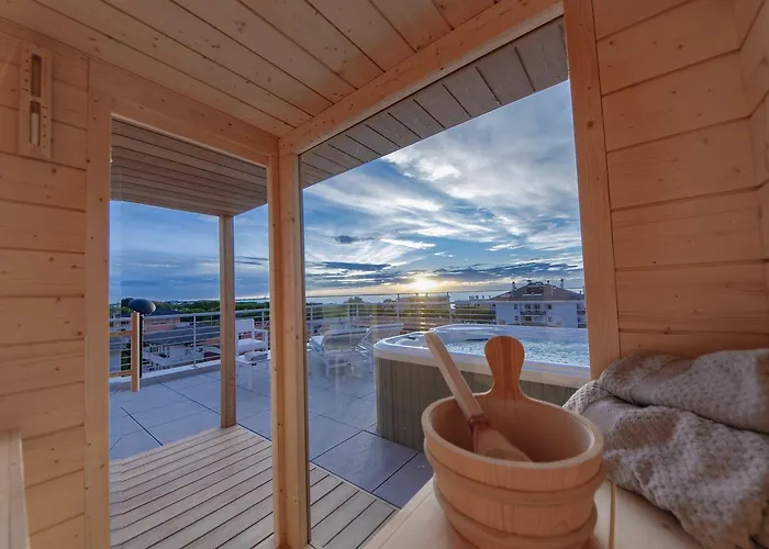 Apartament Aurea Attico Con Jacuzzi E Vista Mare Lignano *